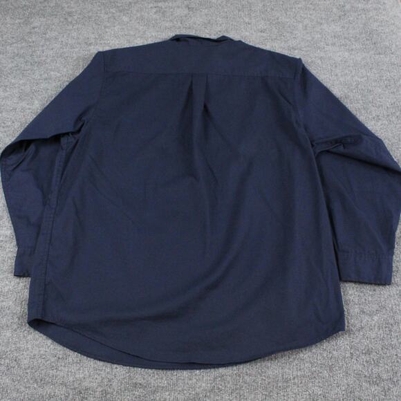 Ben Davis Shirt Mens XL Half Zip Long Sleeve Navy Long Sleeve Mechanic Workwear - Picture 6 of 10